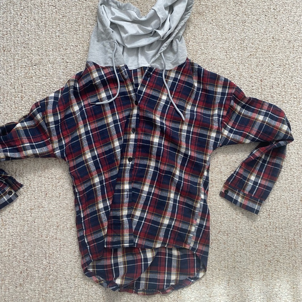Plaid sweater